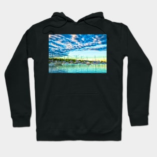 Falmouth Harbor Cape Cod Hoodie